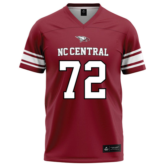 NCCU - NCAA Football : Larry Mounds Jr - Red Jersey