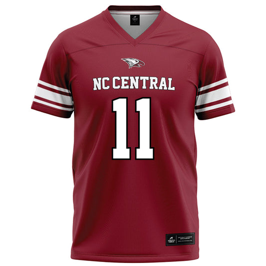 NCCU - NCAA Football : Davius Richard - Red Jersey