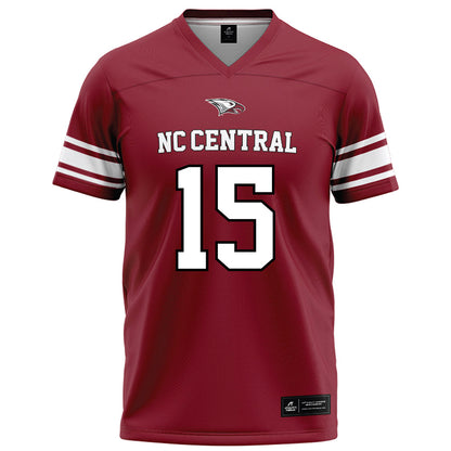 NCCU - NCAA Football : Matthew Leavelle Red Jersey