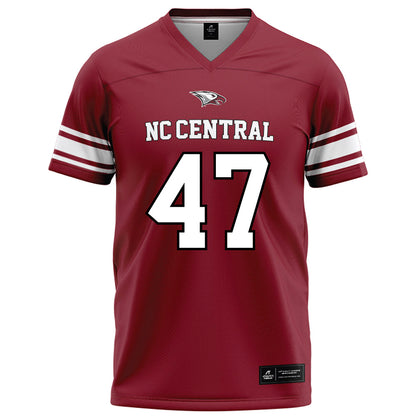 NCCU - NCAA Football : Mykah Stone Red Jersey
