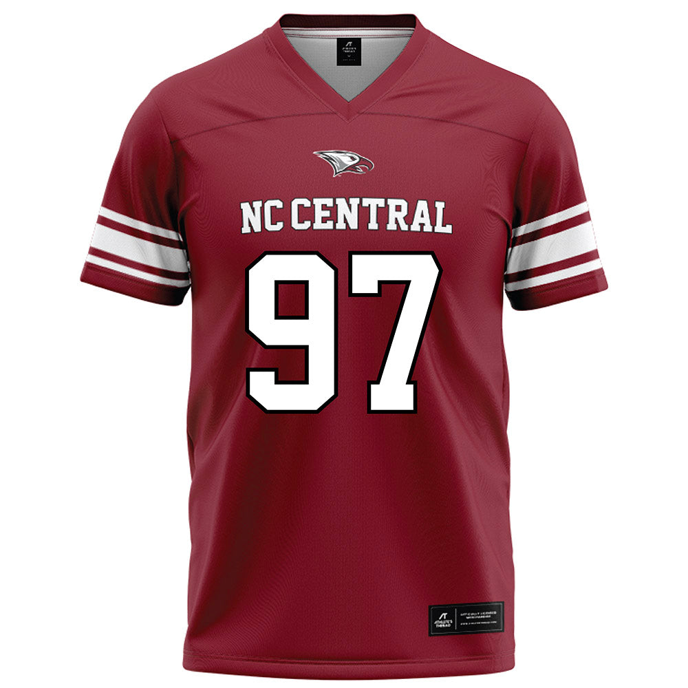 NCCU - NCAA Football : Jaden Taylor Red Jersey