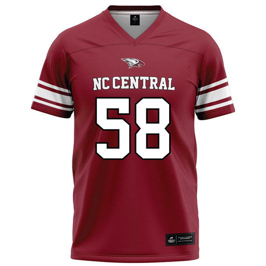 NCCU - NCAA Football : Samuel Katz - Red Jersey