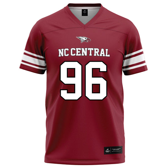 NCCU - NCAA Football : Kendrick DuJour Red Jersey