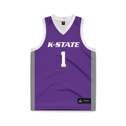 Kansas State - NCAA Men's Basketball : David N'Guessan - Basketball Jersey