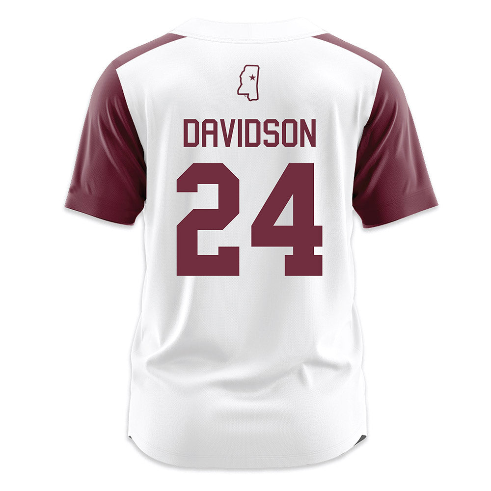 Mississippi State - NCAA Softball : Megan Davidson - Replica Jersey