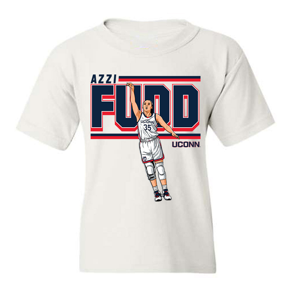 UCONN - NCAA Women's Basketball : Azzi Fudd Swish Youth T-Shirt