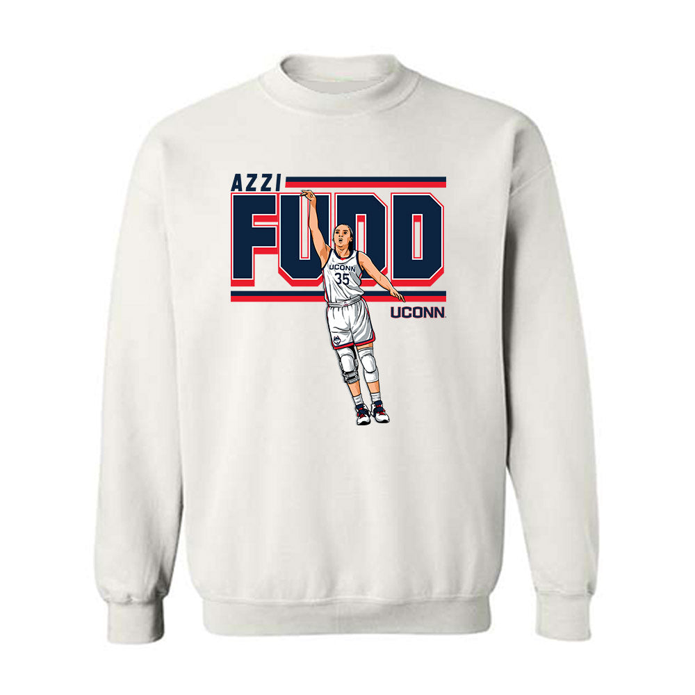 UCONN - NCAA Women's Basketball : Azzi Fudd Swish Crewneck Sweatshirt