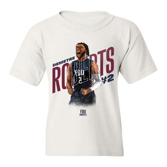 FDU - NCAA Men's Basketball: Demetre Roberts Zone Youth T-Shirt
