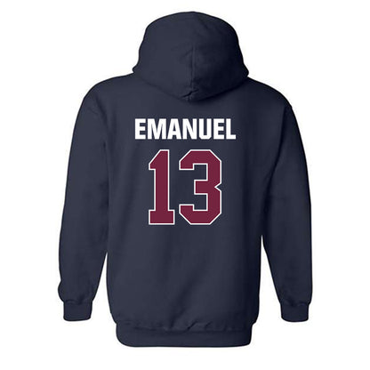 FDU - NCAA Men's Basketball : Jo'el Emanuel Hooded Sweatshirt