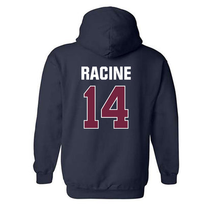 FDU - NCAA Men's Basketball : Pier-Olivier Racine Hooded Sweatshirt