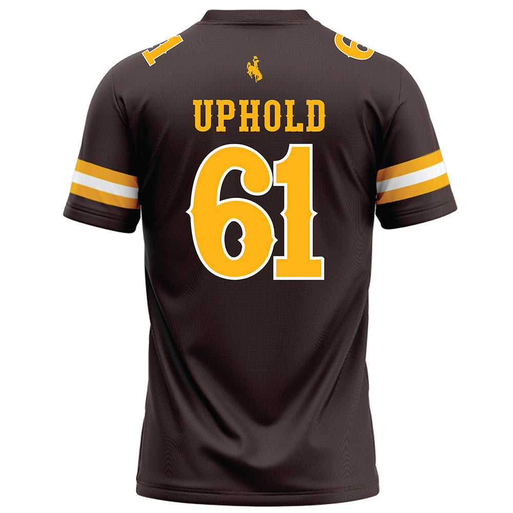 Wyoming - NCAA Football : JJ Uphold - Brown Jersey