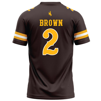 Wyoming - NCAA Football : Wrook Brown - Brown Jersey