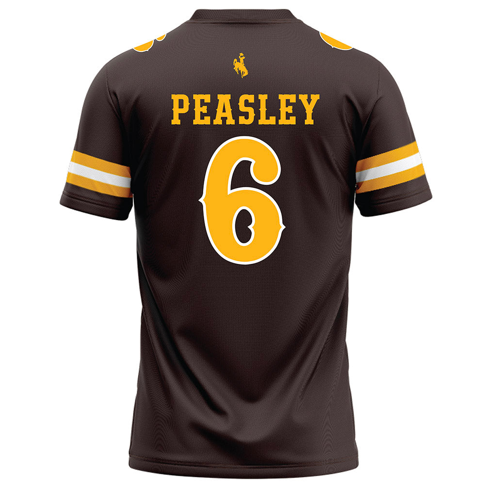 Wyoming Cowboys Toddler Football Jersey - Brown