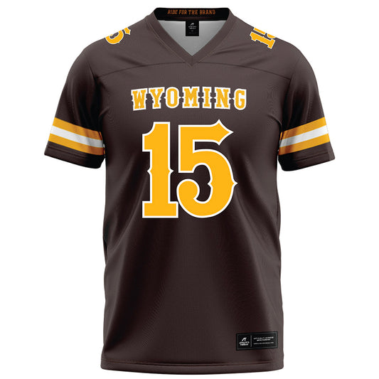 Wyoming - NCAA Football : Tj Urban - Brown Jersey