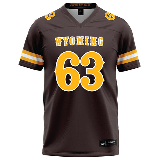 Wyoming - NCAA Football : Ben Florentine - Brown Jersey