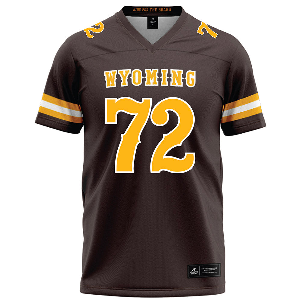Wyoming - NCAA Football : Caden Barnett - Brown Jersey