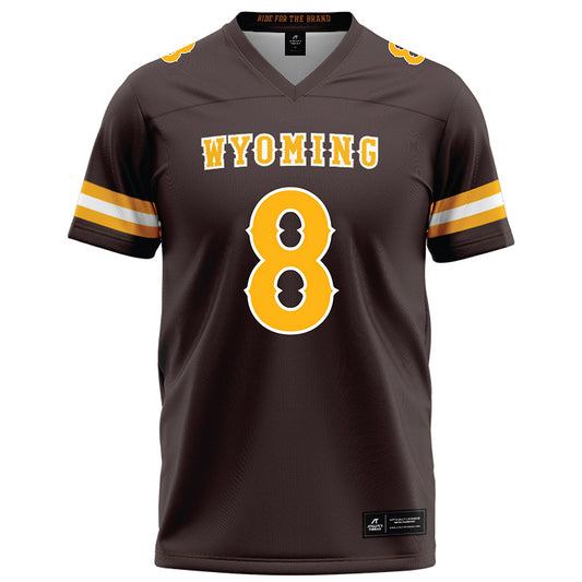 Wyoming - NCAA Football : Jaylen Sargent - Brown Jersey