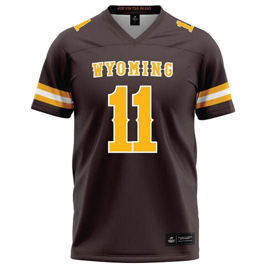 Wyoming - NCAA Football : Wyatt Wieland - Brown Jersey