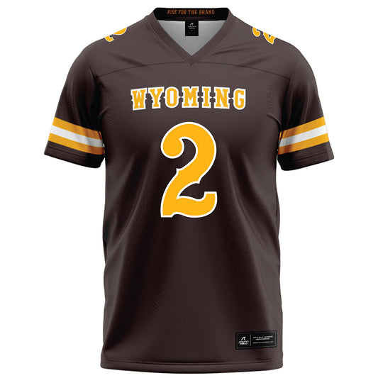 Wyoming - NCAA Football : Wrook Brown - Brown Jersey