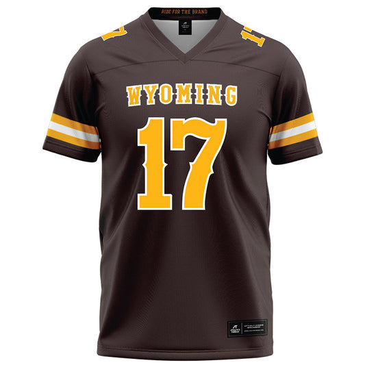 Wyoming - NCAA Football : Evan Svoboda - Brown Jersey