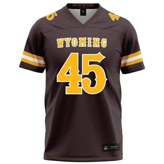 Wyoming - NCAA Football : Read Sunn - Brown Jersey