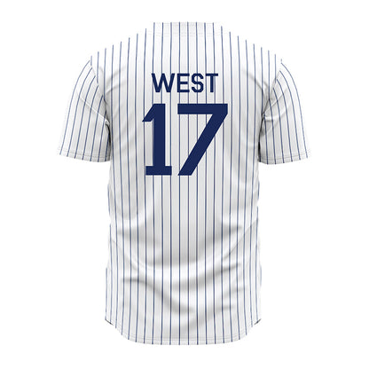 Rice - NCAA Baseball : Graiden West - White Baseball Jersey