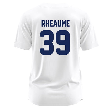 Rice - NCAA Baseball : Matthew Rheaume - White Football Jersey