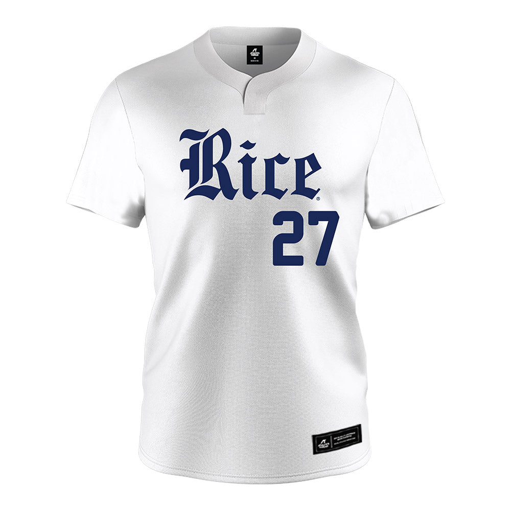 Rice - NCAA Baseball : Tyler Hamilton - White Baseball Jersey