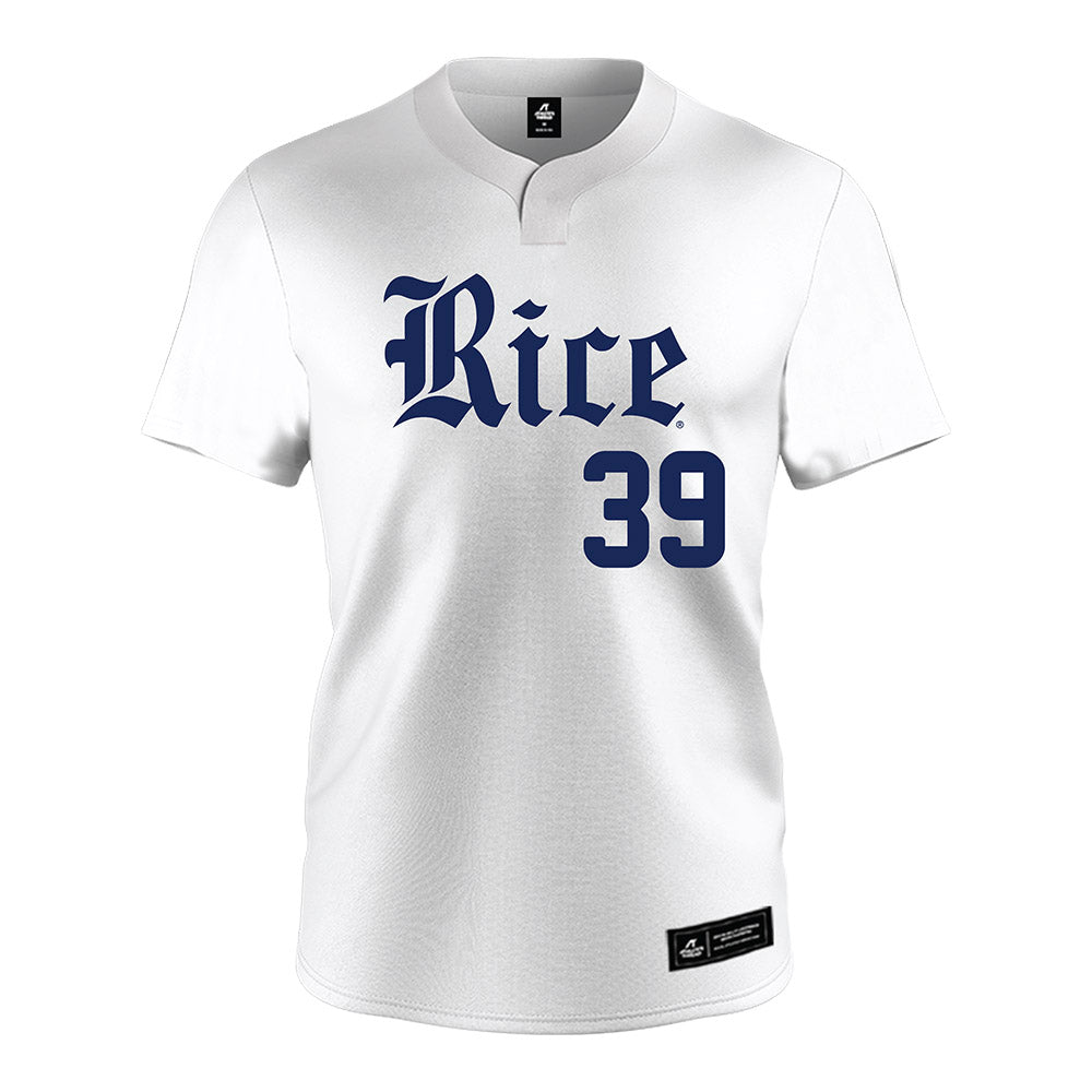 Rice - NCAA Baseball : Matthew Rheaume - White Football Jersey