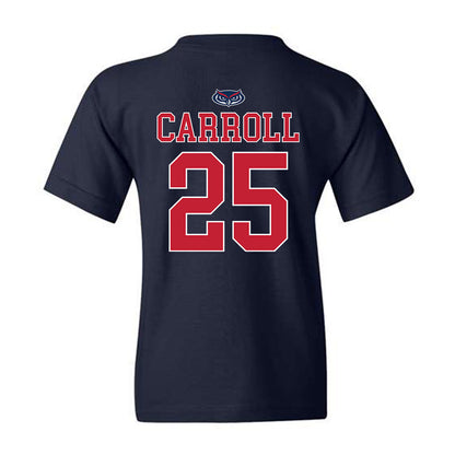 FAU - NCAA Men's Basketball : Tre Carroll - Youth T-Shirt Replica Shersey