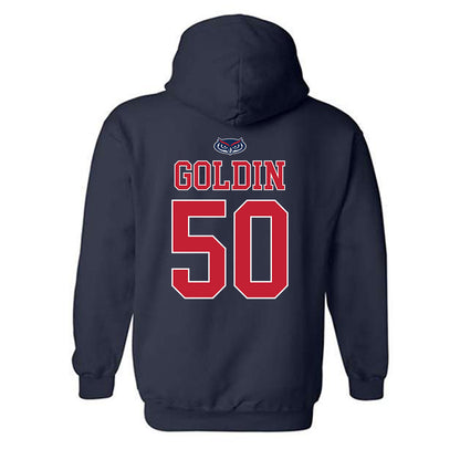 FAU - NCAA Men's Basketball : Vladislav Goldin - Hooded Sweatshirt Replica Shersey