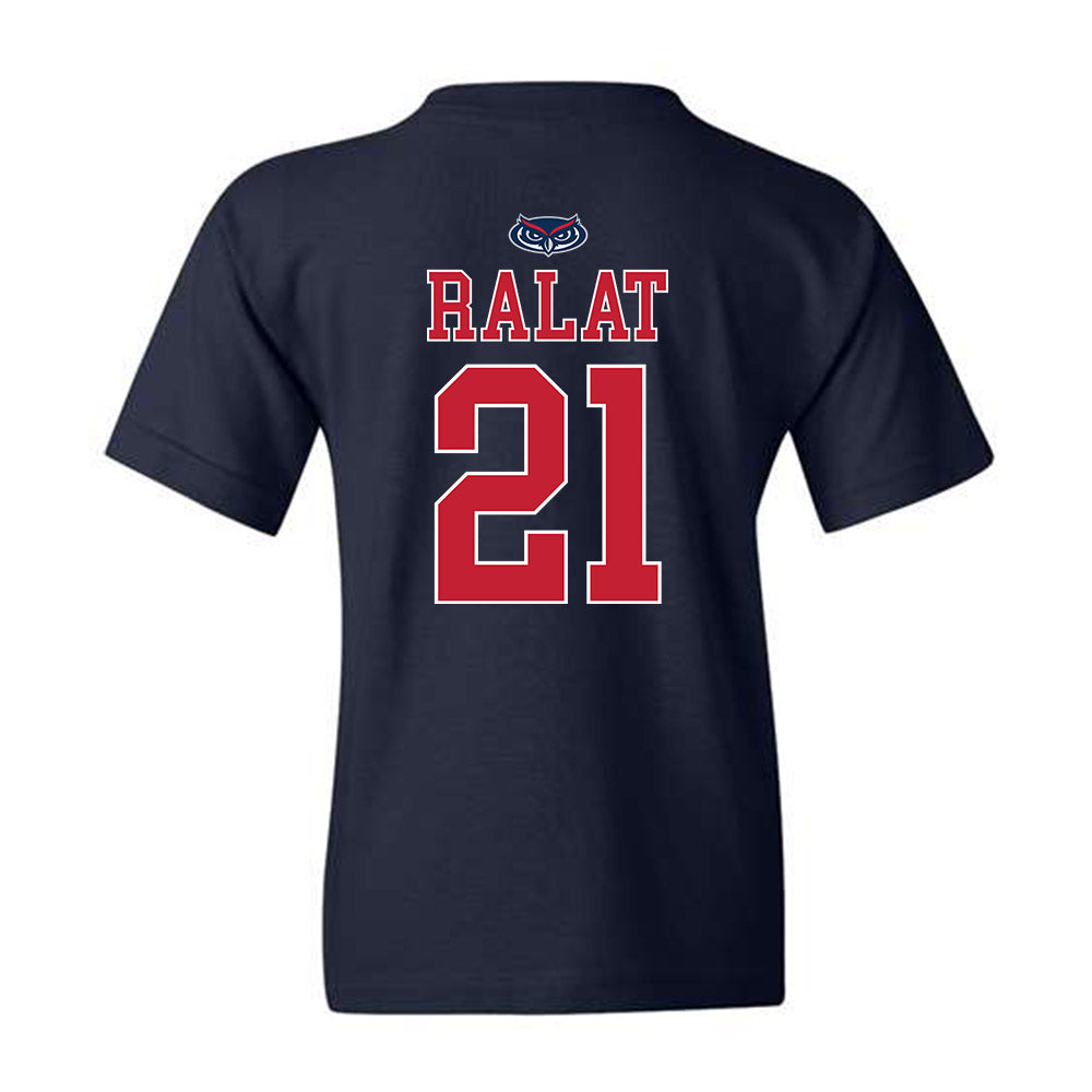 FAU - NCAA Men's Basketball : Alejandro Ralat - Youth T-Shirt Replica Shersey