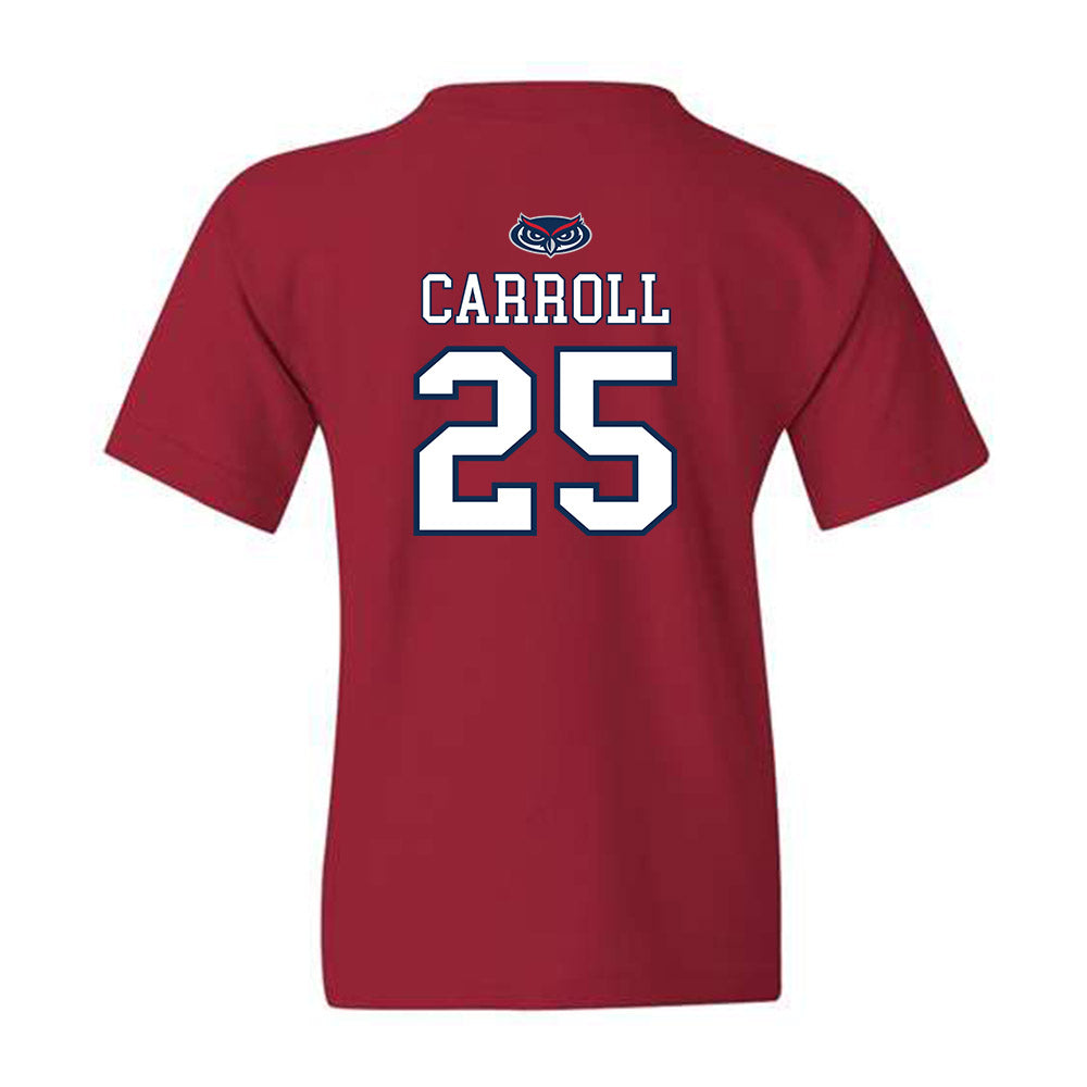 FAU - NCAA Men's Basketball : Tre Carroll - Youth T-Shirt Replica Shersey