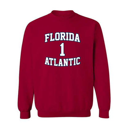 FAU - NCAA Men's Basketball : Johnell Davis - Crewneck Sweatshirt Replica Shersey