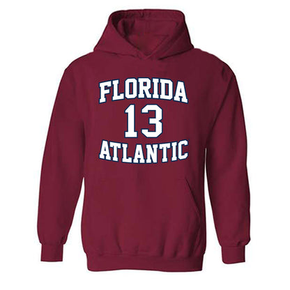 FAU - NCAA Men's Basketball : Jack Johnson - Hooded Sweatshirt Replica Shersey