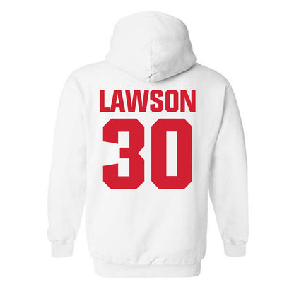 NC State - NCAA Baseball : Justin Lawson - Hooded Sweatshirt Classic Shersey