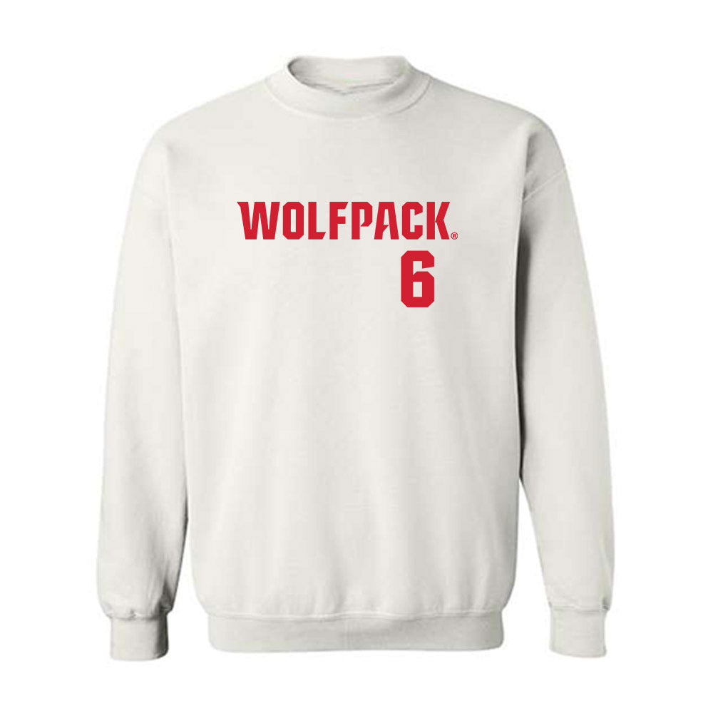 NC State - NCAA Baseball : LuJames Groover III - Crewneck Sweatshirt Classic Shersey