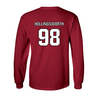 NC State - NCAA Football : Aiden Hollingsworth - Long Sleeve T-Shirt Classic Shersey
