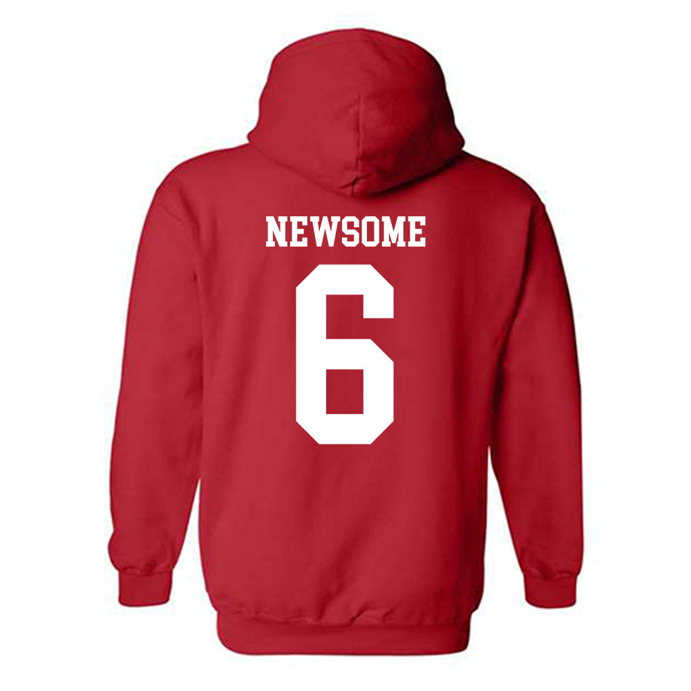 Nebraska - NCAA Football : Quinton Newsome Shersey Hooded Sweatshirt