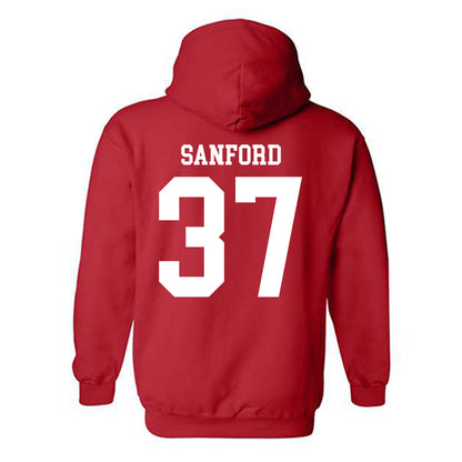 Nebraska - NCAA Football : Phalen Sanford Shersey Hooded Sweatshirt