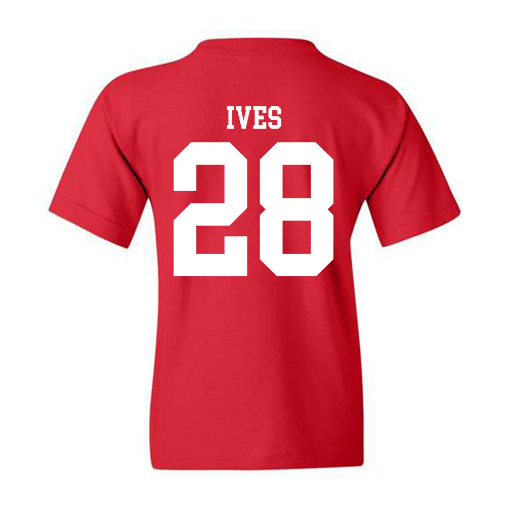 Nebraska - NCAA Football : Kwinten Ives - Youth T-Shirt