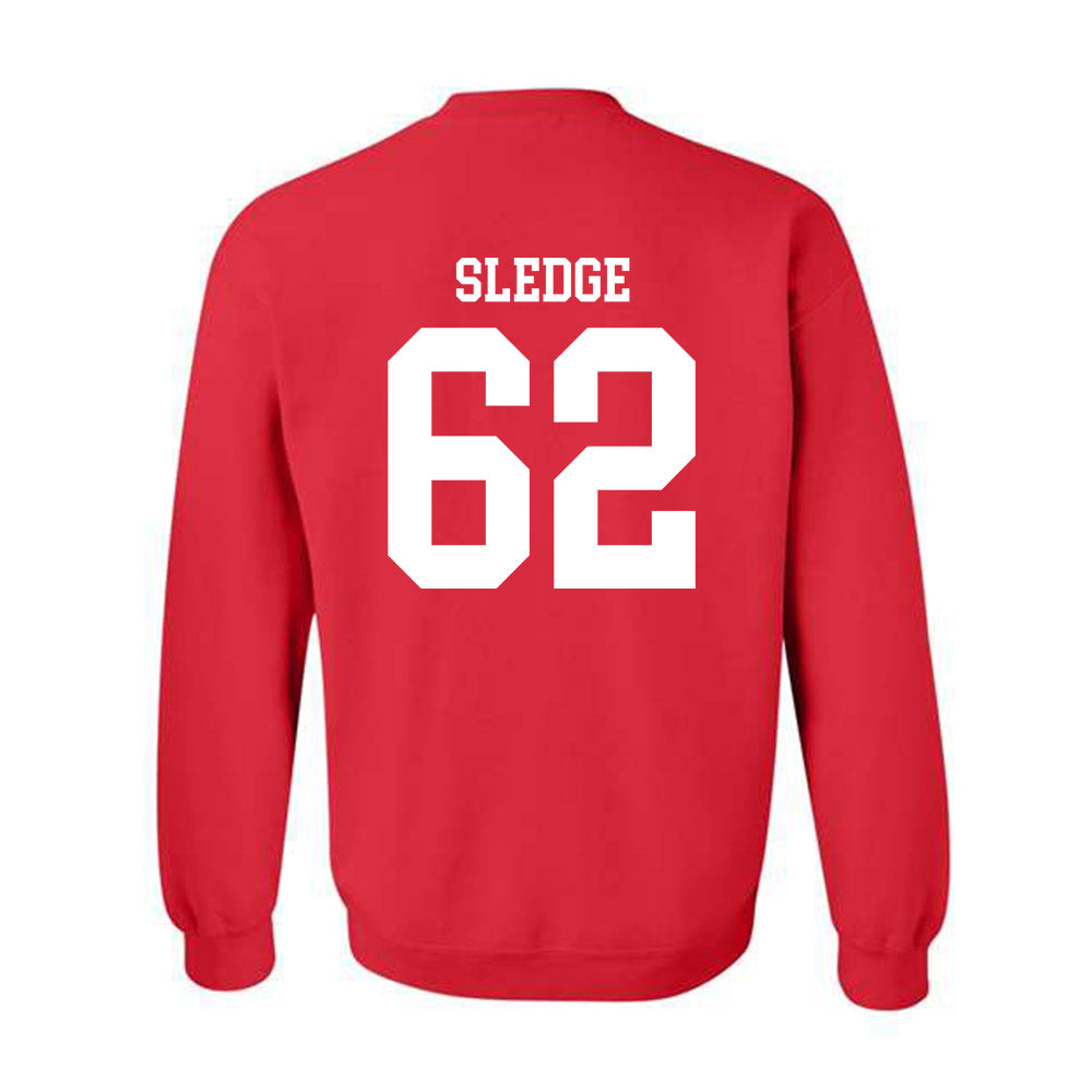 Nebraska - NCAA Football : Sam Sledge - Crewneck Sweatshirt Generic Shersey