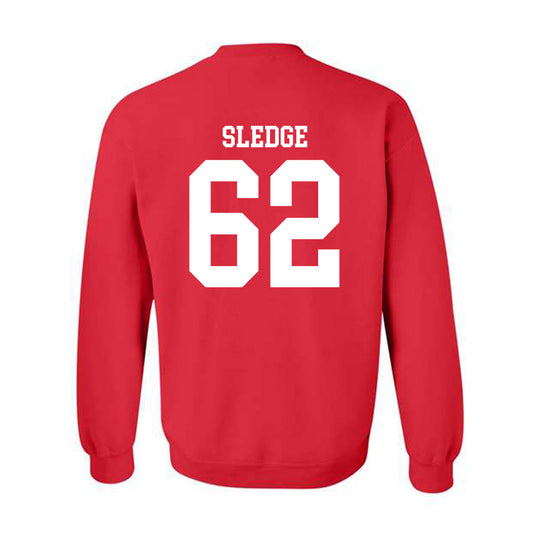 Nebraska - NCAA Football : Sam Sledge - Crewneck Sweatshirt Generic Shersey