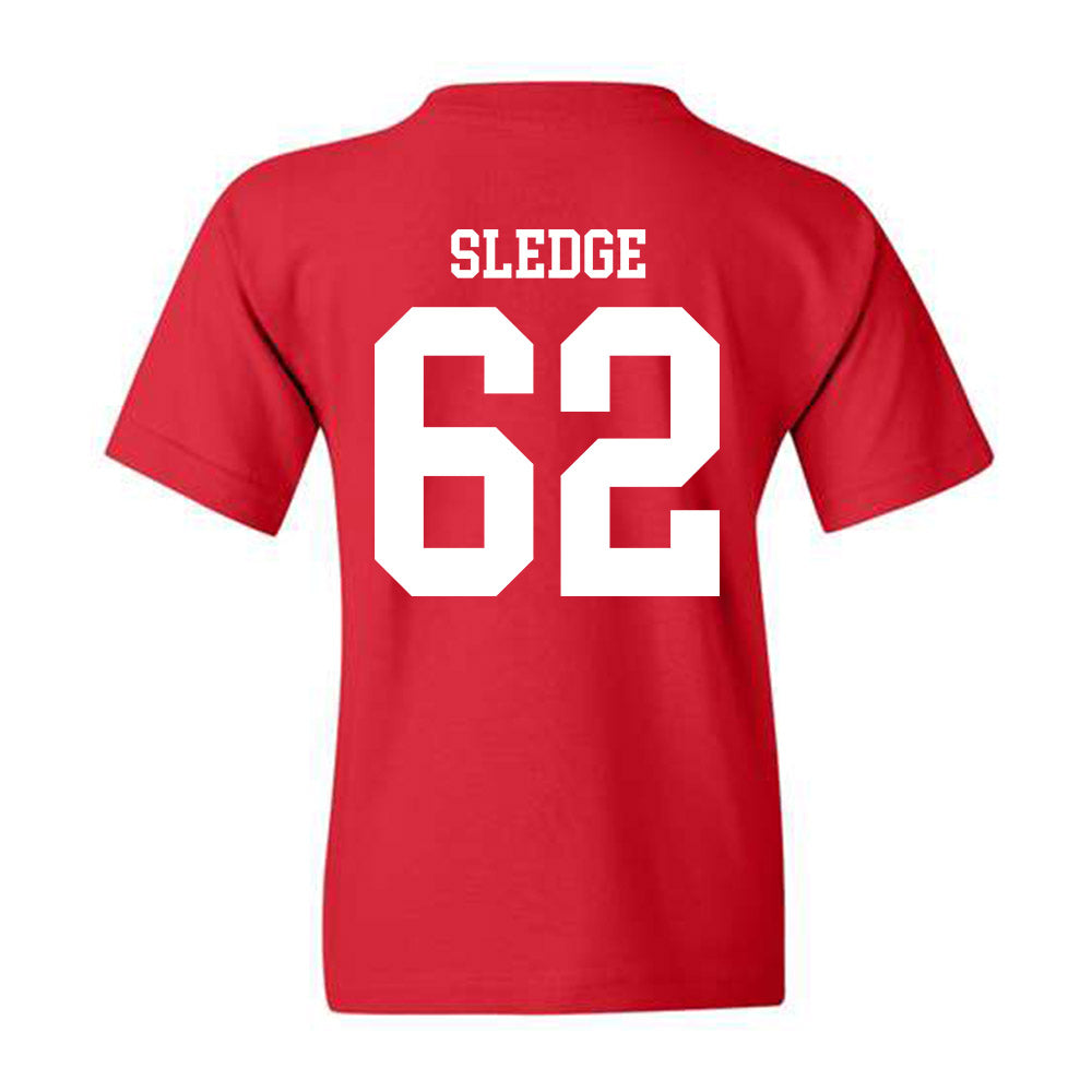 Nebraska - NCAA Football : Sam Sledge - Youth T-Shirt Generic Shersey