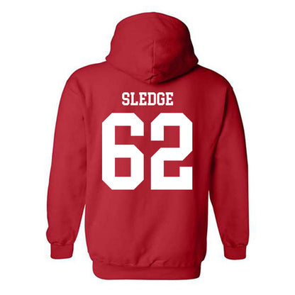 Nebraska - NCAA Football : Sam Sledge - Hooded Sweatshirt Generic Shersey