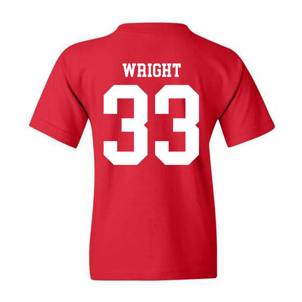 Nebraska - NCAA Football : Javin Wright Shersey Youth T-Shirt