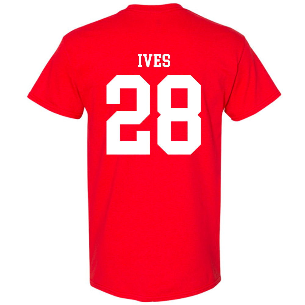 Nebraska - NCAA Football : Kwinten Ives - Short Sleeve T-Shirt