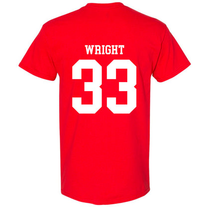 Nebraska - NCAA Football : Javin Wright Shersey Short Sleeve T-Shirt