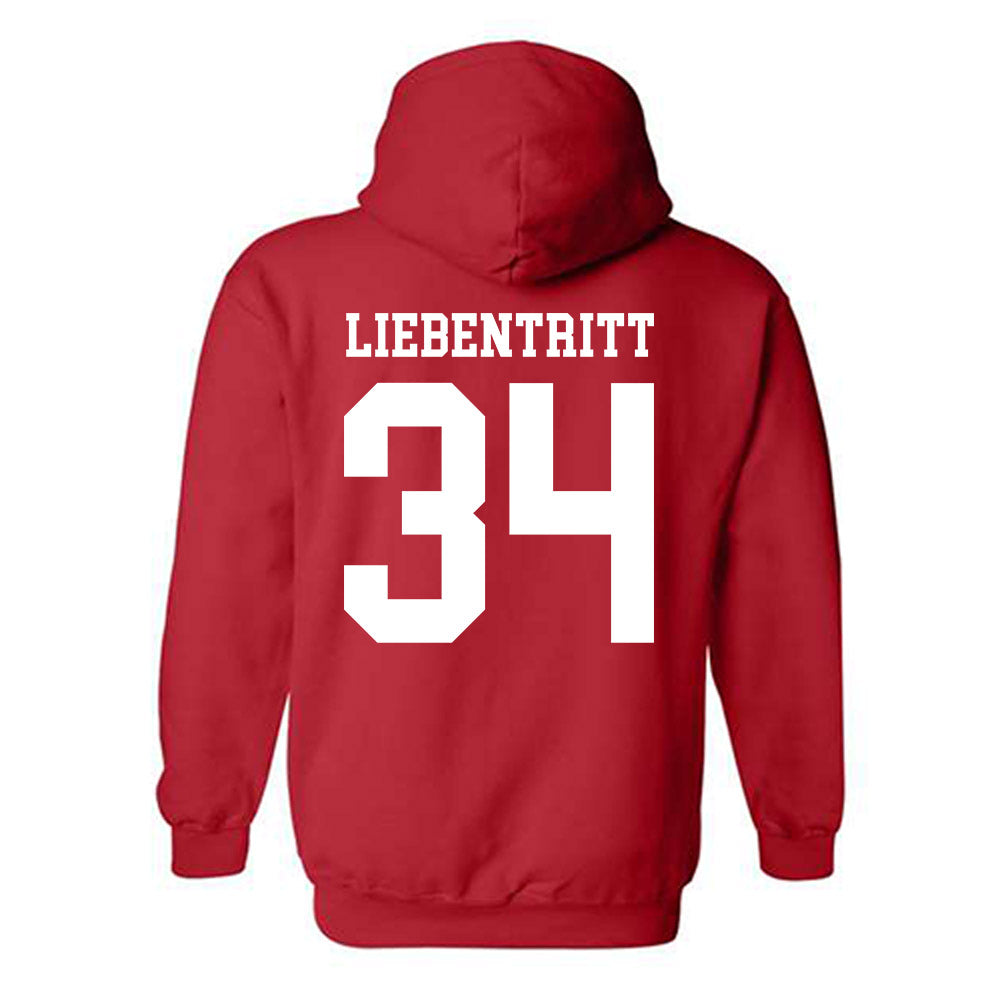 Nebraska - NCAA Football : Barret Liebentritt - Hooded Sweatshirt Generic Shersey