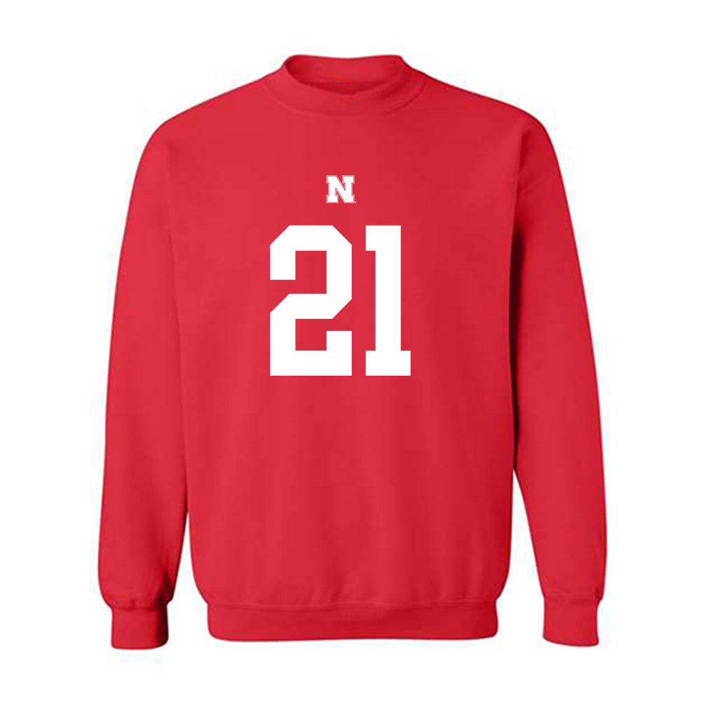 Nebraska - NCAA Football : Emmett Johnson Shersey Sweatshirt